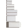 6 PORTAETICHETTE ADESIVE IES A3 32X124MM SEI