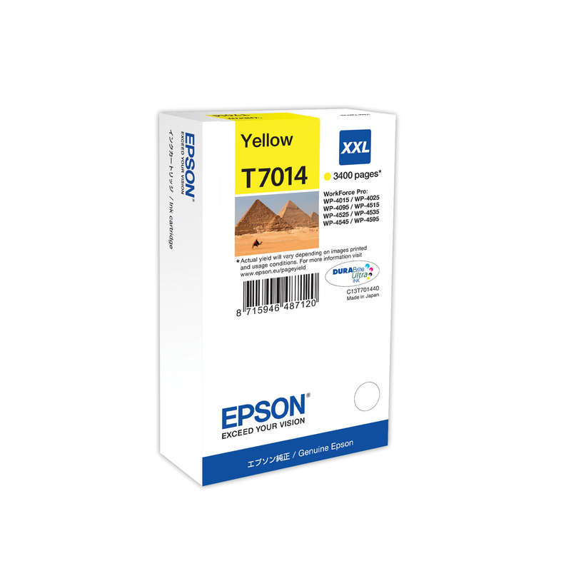 TANICA INCHIOSTRO A PIGMENTI GIALLO EPSON DURABRITE ULTRA