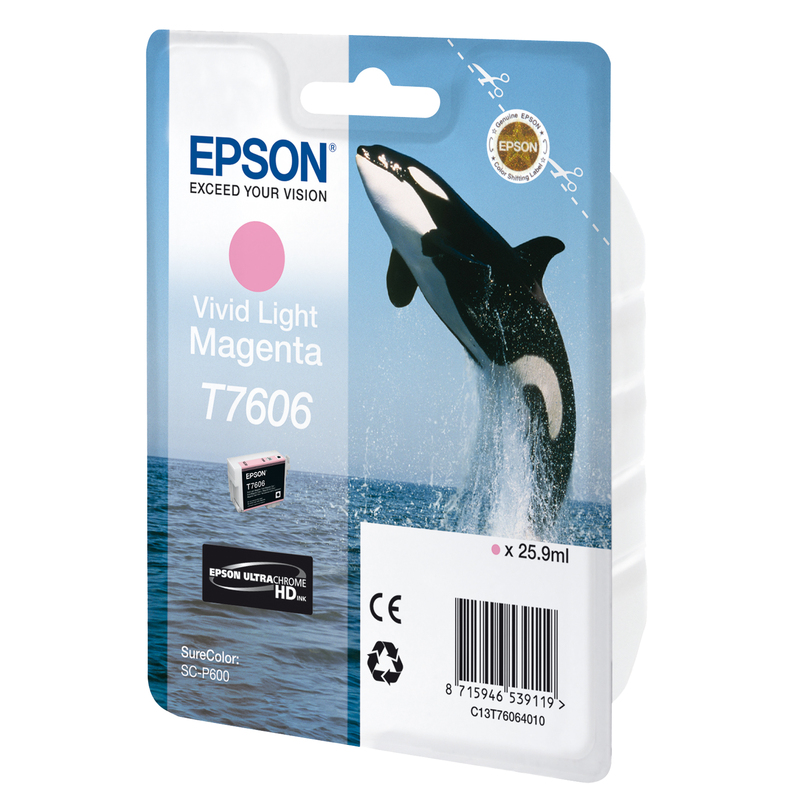 Epson Cartuccia T7606 Viv Light Magenta 25