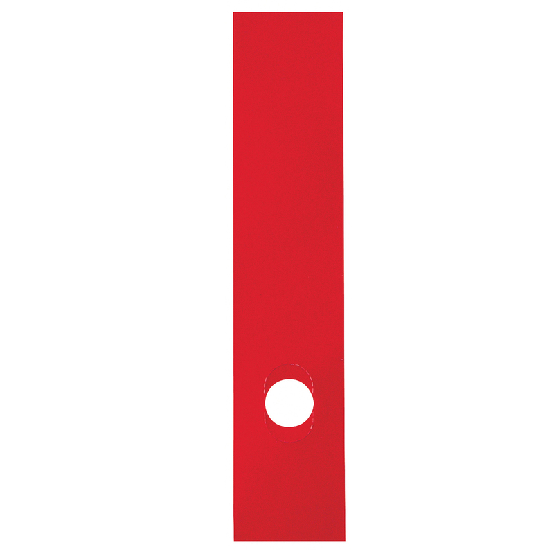 Busta 10 copridorso CDR-P PVC adesivi rosso 7x34