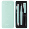 Set stilo B Poly Pen + sfera 0,7mm Poly Ball fusto caribic blue Faber Castell