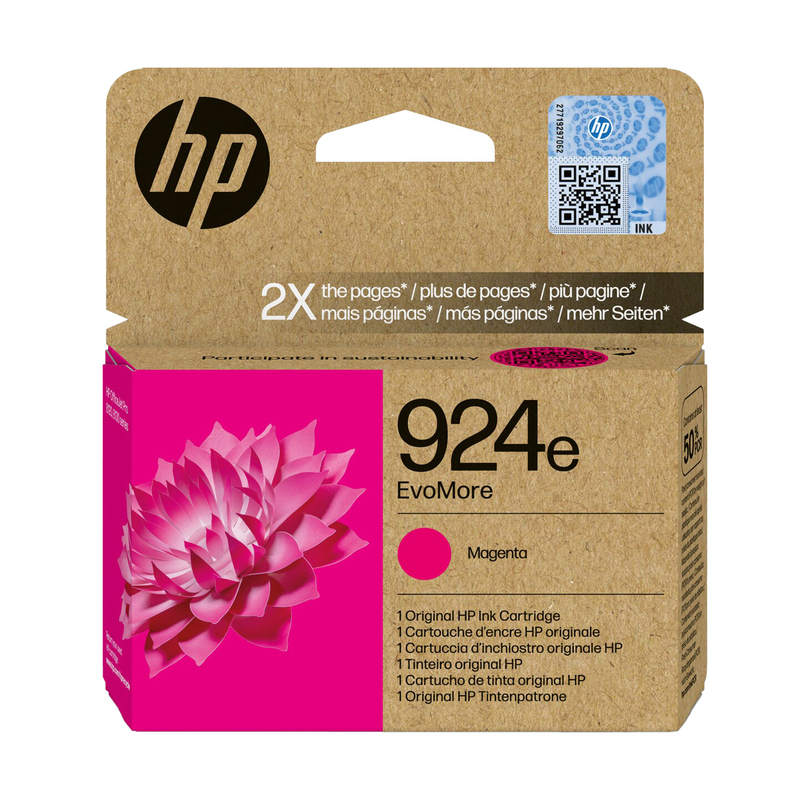 Hp Cartuccia Ink Magenta_ 924e EvoMore_800 pag