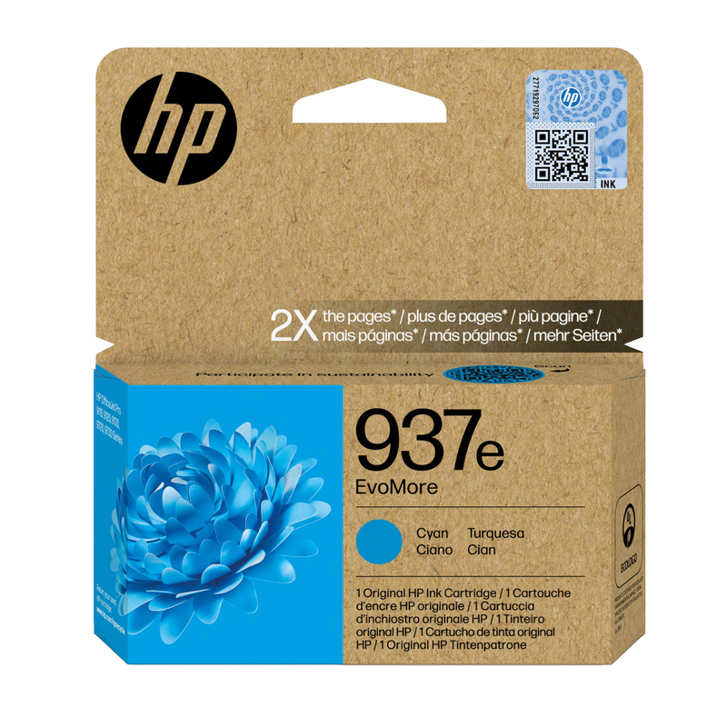 Hp Cartuccia Ink Ciano _ 937e EvoMore_1.650 pag