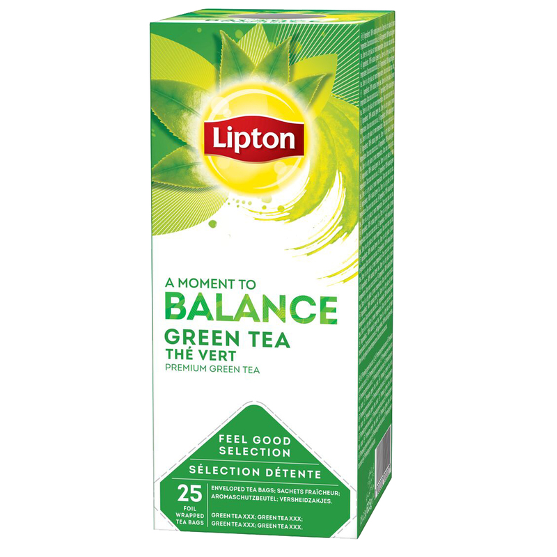 Confezione 25 filtri TE' verde puro Feel Good Selection Lipton