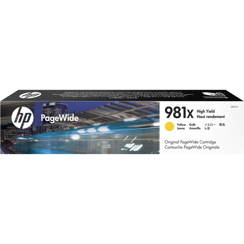 HP 981X INK CARTRIDGE PAGEWIDE GIALLO 10.000PAG