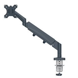 Braccio salvaspazio  per monitor singolo grigio scuro Leitz
