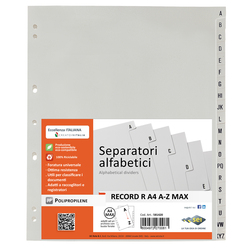 SEPARATORE ALFABETICO A-Z 21X29