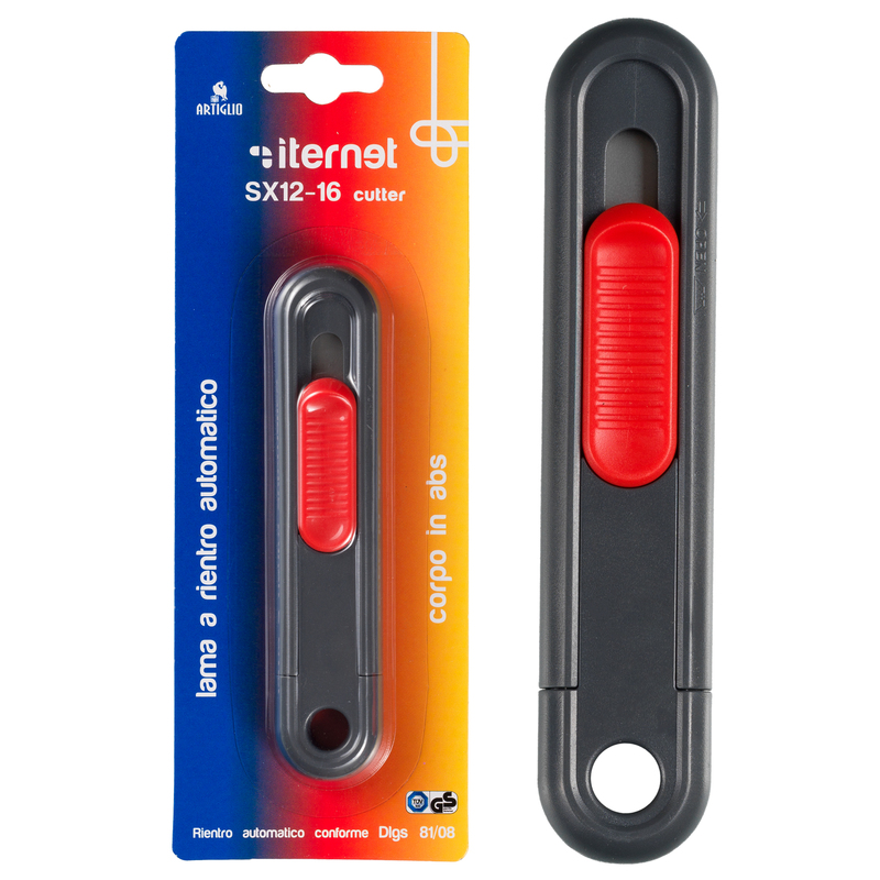 Cutter SX 12-16 in ABS con lama a rientro automatico Iternet