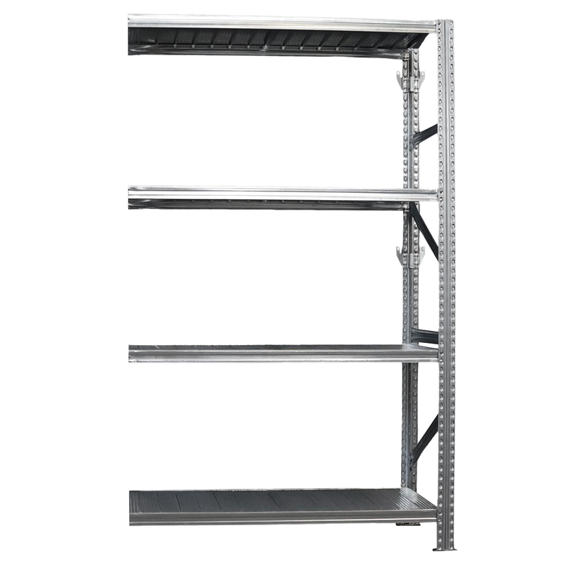 Kit estensione per scaffale industriale in acciaio 120x50cm H200cm Tecnotelai