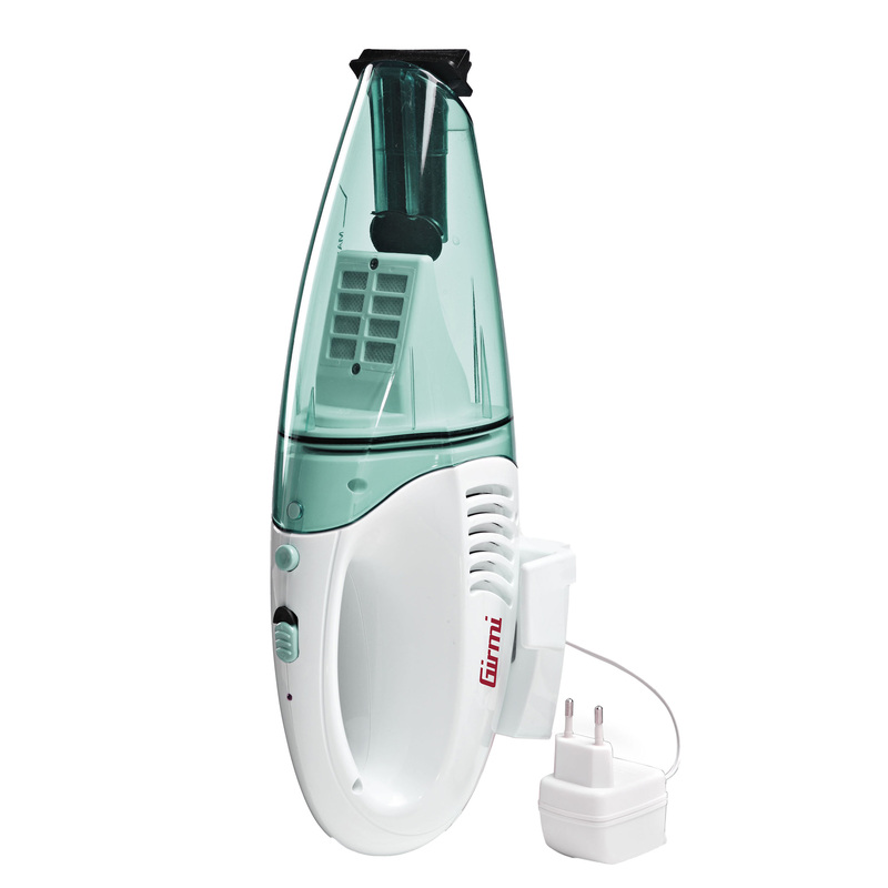 Aspirapolvere cordless 30W 37x12x11cm bianco/verde Girmi