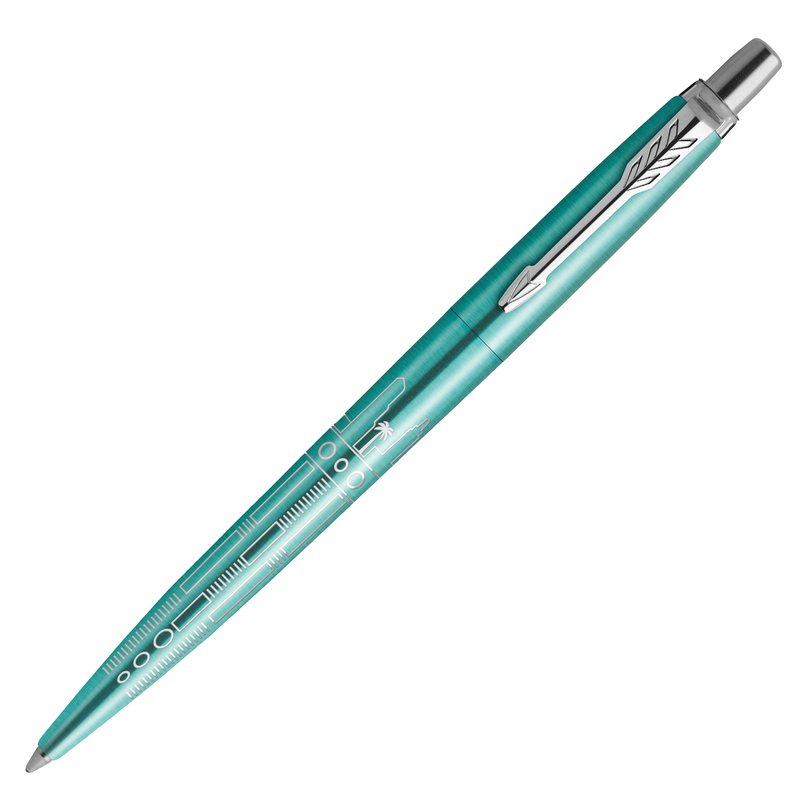 Penna a sfera M Jotter Global Icon Miami turchese CT Parker