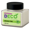Glitter Bio grana fine flacone 120ml iridescente Deco