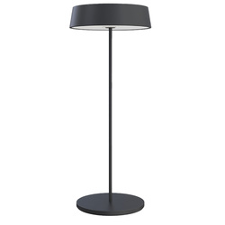 Lampada da tavolo 901 c/aggancio magnetico alluminio nero Palmina