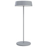 Lampada da tavolo 901 c/aggancio magnetico alluminio grigio Palmina