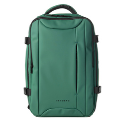 Zaino Cabin Bag Drop2Go gomma antipioggia dim. 25x20x40cm verde InTempo