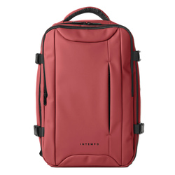 Zaino Cabin Bag Drop2Go gomma antipioggia dim. 25x20x40cm bordeaux InTempo