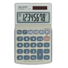 Sharp Calcolatrice tascabile EL240SAB Bianco/Grigio 8 cifre