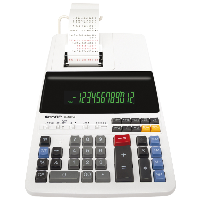 Sharp Calcolatrice scrivente SH-EL2607LG