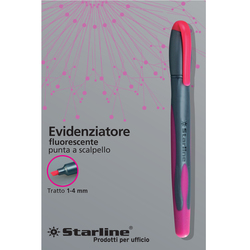 EVIDENZIATORE STARLINE FUCSIA P.SCALPELLO 1-4MM