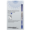 Marcatore permanente punta tonda 2mm blu Starline