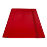 Cartella c/elastico piatto rosso dorso variabile Starline