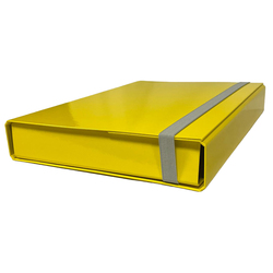 CARTELLA PROGETTO DORSO 5CM C/ELASTICO GIALLO STARLINE