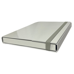 CARTELLA PROGETTO DORSO 3CM c/elastico BIANCO STARLINE