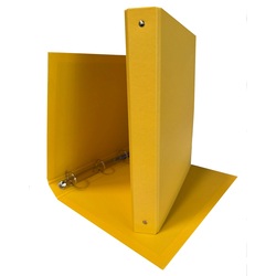 Raccoglitore 4R 30mm 22X30 rivestito in PPL GIALLO KingColor STARLINE