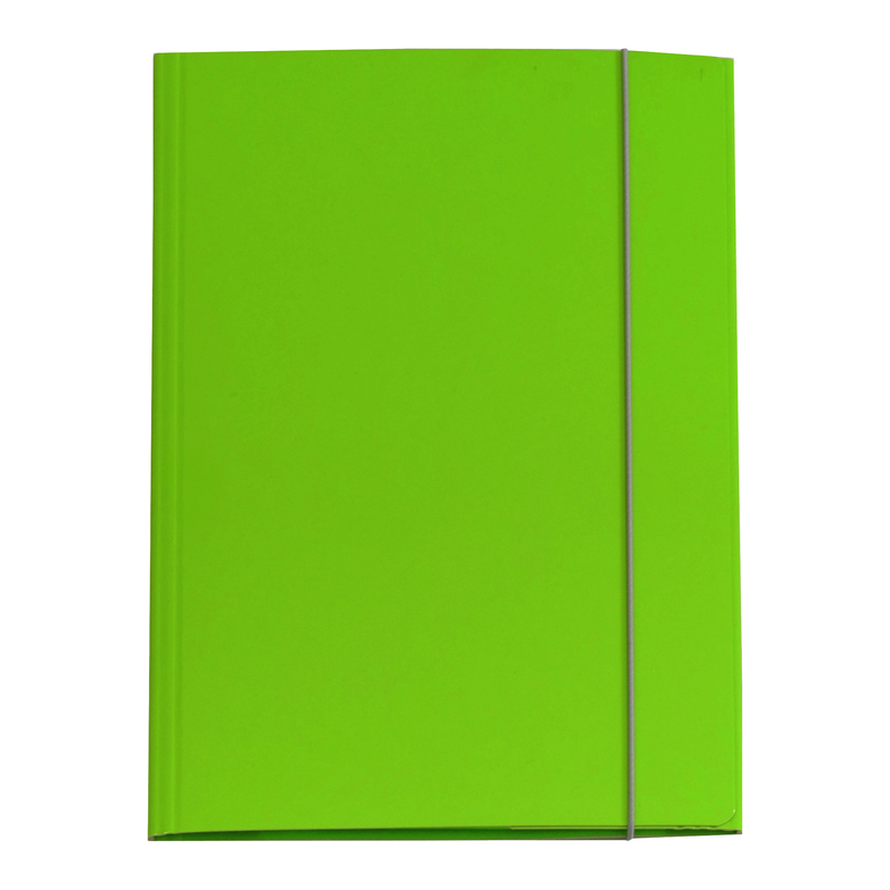 Cartella con elastico 25x34cm Verde prato Queen Starline
