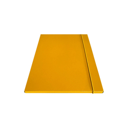 Cartella c/elastico tondo giallo dorso 1cm Starline