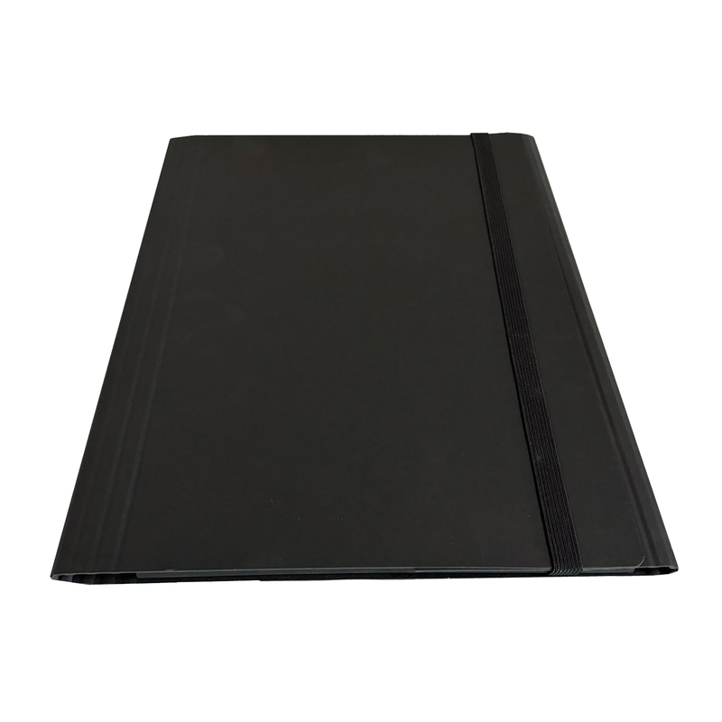 Cartella c/elastico piatto grigio dorso variabile Starline