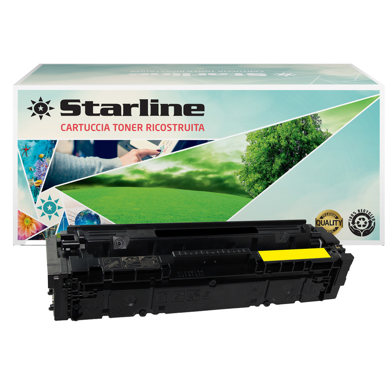 Starline Toner Giallo per HP Color laserjet pro M155-M180-M183_2.500 pag