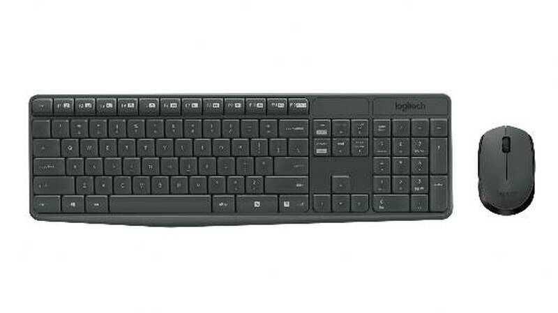 TASTIERA E MOUSE LOGITECH WIRELESS COMBO MK235