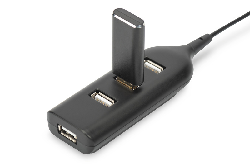 HUB 4 PORTE USB 2.0 DIGITUS CON CAVO