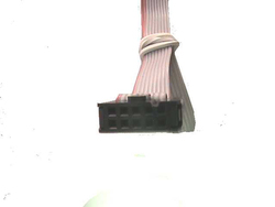 CAVO CON STAFFA METALLICA INTERNO/ESTERNO PORTA SERIALE RS232 9 POLI MASCHIO/IDC 10 PIN