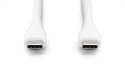 CAVO RICARICA GUAINA SILICONE USB-C / USB-C 2m, USB 2.0, 60W, BIANCO