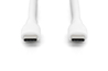 CAVO RICARICA GUAINA SILICONE USB-C / USB-C 2m, USB 2.0, 60W, BIANCO