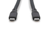 CAVO GUAINA SILICONE USB-C / USB-C 0.5m, USB 3.2 Gen2, 10G, 4K, 100W, NERO