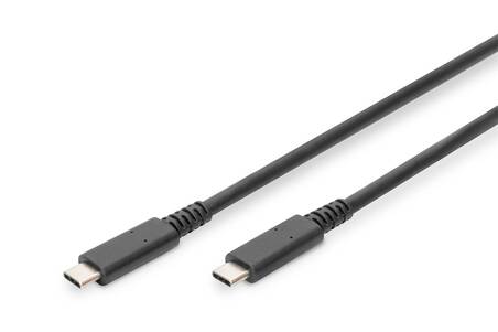 Cavo di collegamento USB 4.0, da Type-C a Type-C risoluzione max. 8K@30Hz, PD3.0, 40Gbits/s, 0,8m, DIGITUS