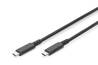 Cavo di collegamento USB 4.0, da Type-C a Type-C risoluzione max. 8K@30Hz, PD3.0, 40Gbits/s, 0,8m, DIGITUS