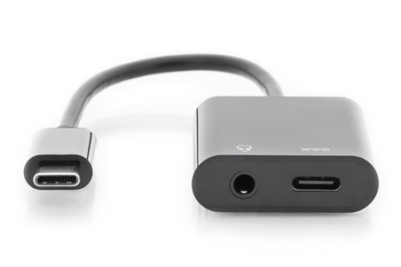 CAVO SPLITTER USB TIPO-C. A USB TIPO-C. + CONNETTORE 3.5MM STEREO
