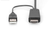 DIGITUS Cavo adattatore da 4K HDMI - da HDMI a DisplayPort mt 2