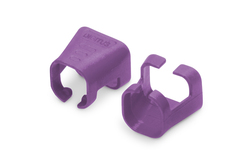 DIGITUS Confezione 100 pezzi clip colorate per cavi di rete - Viola