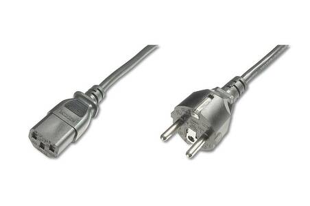 CAVO ALIMENTAZIONE 10/16 AMPERE 250 V-VDE SPINA DRITTA PRESA IEC DRITTA MT.1.80