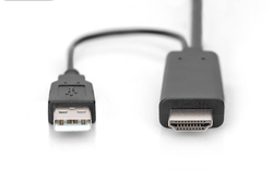 DIGITUS Cavo adattatore da 4K HDMI - da HDMI a DisplayPort mt 2