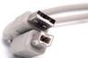 CAVO USB 2.0 CONNETTORI A-B, LUNGHEZZA MT. 1,80 COLORE GRIGIO CHIARO