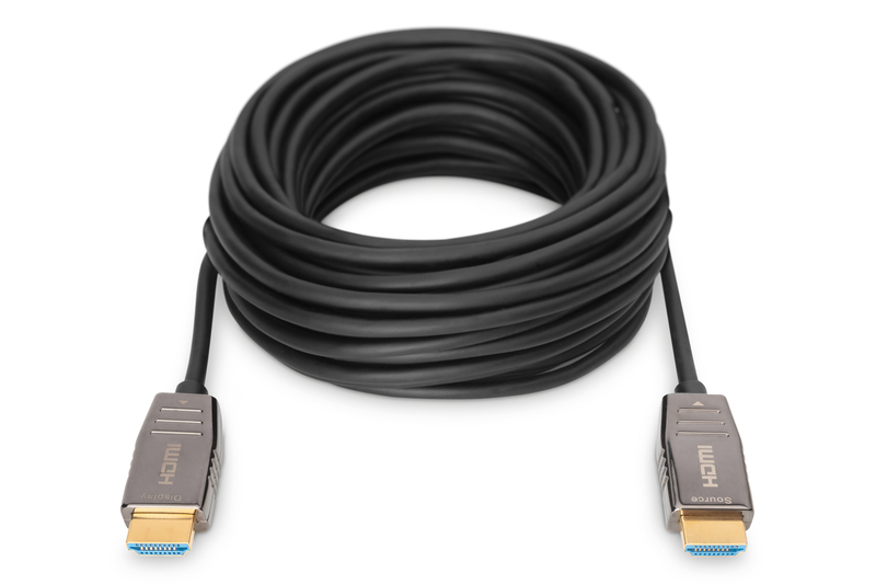DIGITUS Cavo in fibra ottica ibrido HDMI¨ AOC, UHD 8K, 15 m