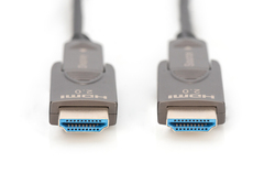 DIGITUS Cavo in fibra ottica ibrido 4K - HDMI® AOC connettore rimovibile mt 15