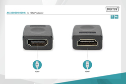 ADATTATORE HDMI FEMMINA/FEMMINA DIGITUS