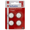 BLISTER 4 MICROPILE A PASTIGLIA CR2025 LITIO 3V VERBATIM